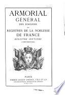 Armorial général, ou Registres de la noblesse de France: 6e registre d'Aloigny de Rochefort-Viart