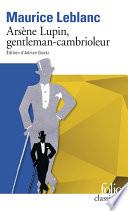 Arsène Lupin, gentleman-cambrioleur