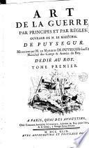 Art de la guerre, par principes et par règles