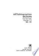 Artbibliographies Modern