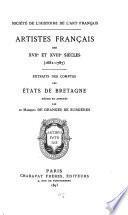 Artistes français des XVIIe et XVIIIe siècles (1681-1787)