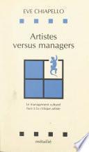 Artistes versus managers