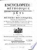 Arts et métiers mécaniques