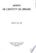 Arxius de l'Institut de Ciències