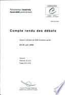 Asemblee Parlementaire, Compte Rendu Des Debats