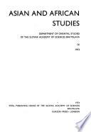 Asian and African Studies