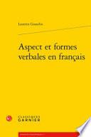 Aspect et formes verbales en français