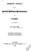 Assemblée générale ...