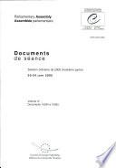 Assemblée Parlementaire Documents de séance Session ordinaire de 2005 (troisième partie), juin 2005, Volume IV