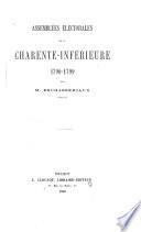 Assemblées électorales de la Charente-Inférieure, 1790-1799