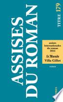 Assises internationales du roman 2014