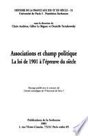Associations et champ politique