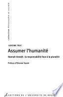 Assumer l'humanité