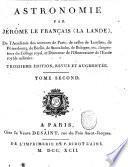 Astronomie par Jérome le Français (La Lande), de l'Académie des sciences de Paris; ... Tome premier [-troisieme]