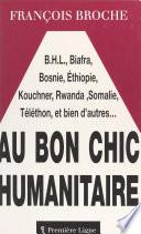 Au bon chic humanitaire