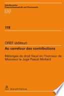 Au carrefour des contributions