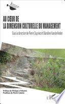 Au coeur de la dimension culturelle du management