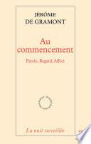 Au commencement