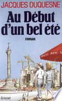 Au début d'un bel été