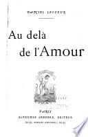Au delà de l'amour