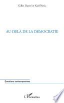 Au-delà de la démocratie