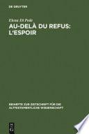 Au-delà du refus: l'espoir