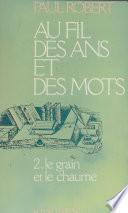 Au fil des ans et des mots (2)