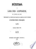 Au Grand Conseil du canton de Vaud