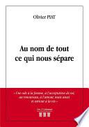 Au nom de tout ce qui nous sépare