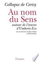 Au nom du sens