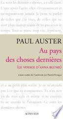 Au pays des choses dernières