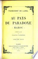 Au pays du paradoxe