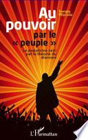 Au pouvoir par le peuple