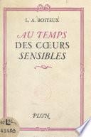 Au temps des cœurs sensibles
