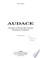 AUDACE.