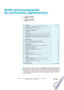 Audit Environnemental de Conformite Reglementaire