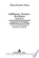 Aufklärung-Vormärz-Revolution