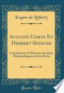 Auguste Comte Et Herbert Spencer