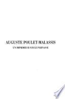 Auguste Poulet-Malassis, un imprimeur sur le Parnasse