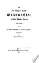 Aus Karl Ludwig von Knebels Briefwechsel mit seiner Schwester Henriette