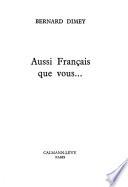 Aussi Français que vous