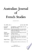 Australian Journal of French Studies