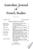 Australian Journal of French Studies