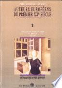 Auteurs européens du premier XXe siècle