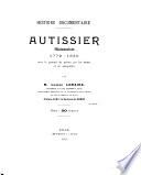 Autissier, miniaturiste, 1772-1830