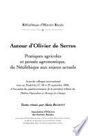 Autour d'Olivier de Serres
