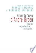Autour de l'œuvre d'André Green