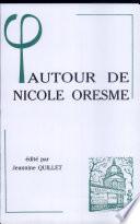 Autour de Nicole Oresme