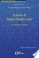 Autour de Serge Doubrovsky
