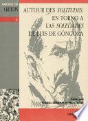 Autour des Solitudes. En torno a las Soledades de Luis de Góngora
